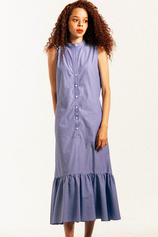 BLAKE Midi Dress - French Blue/White Stripe